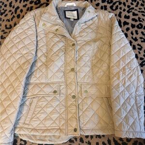 NWT Weatherproof Quilted Tan Puffer Jacket